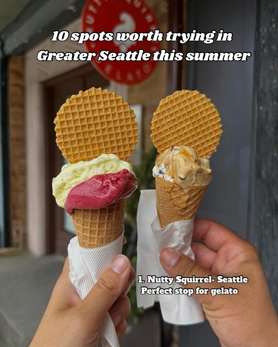 Gelato from Seattle Food Diva’s summer roundup